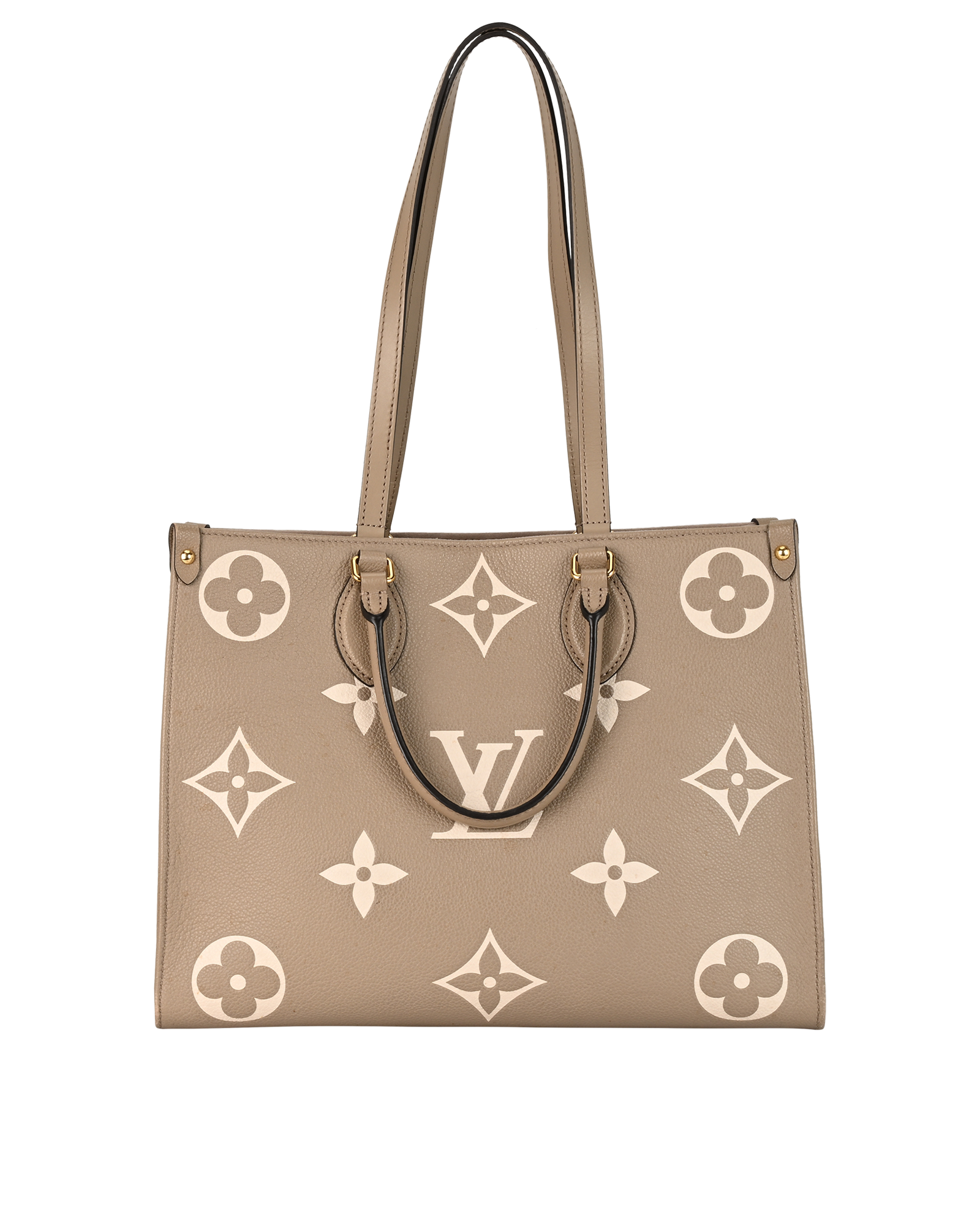 On The Go MM, &pound;1,800, Handbags, Taupe, Leather, Back view